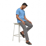 Men's Checkmate 100% Super Combed Cotton Casual Style Pyjamas With Dual Side Pockets And No Marks Waistband